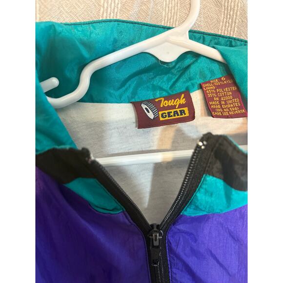 Vintage Tough Gear Kids Windbreaker – Size 6 - Picture 2 of 3